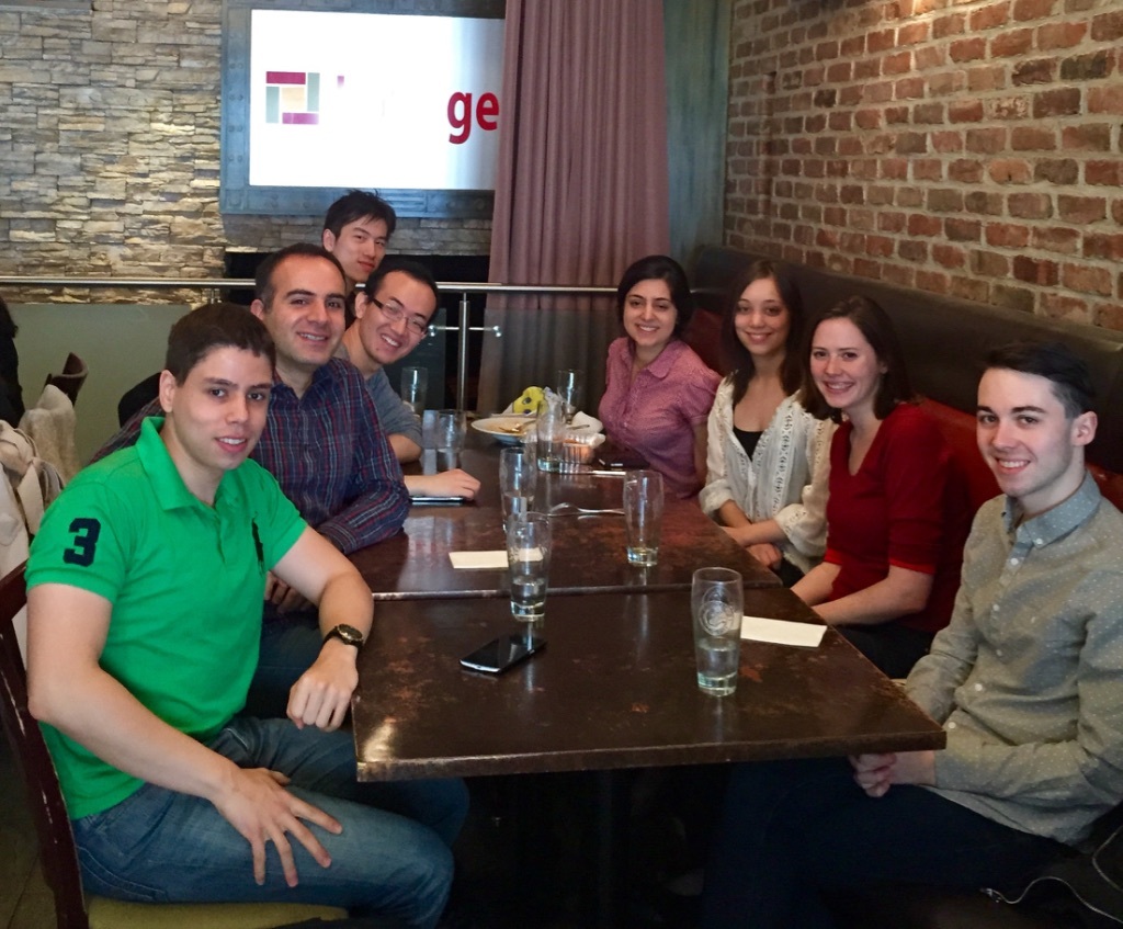 First lab lunch ever!