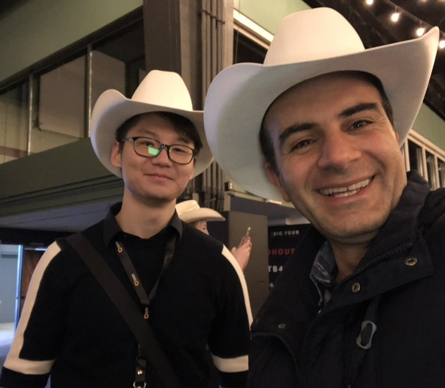 Yi and Nima @ ICASSP2018 in Calgary